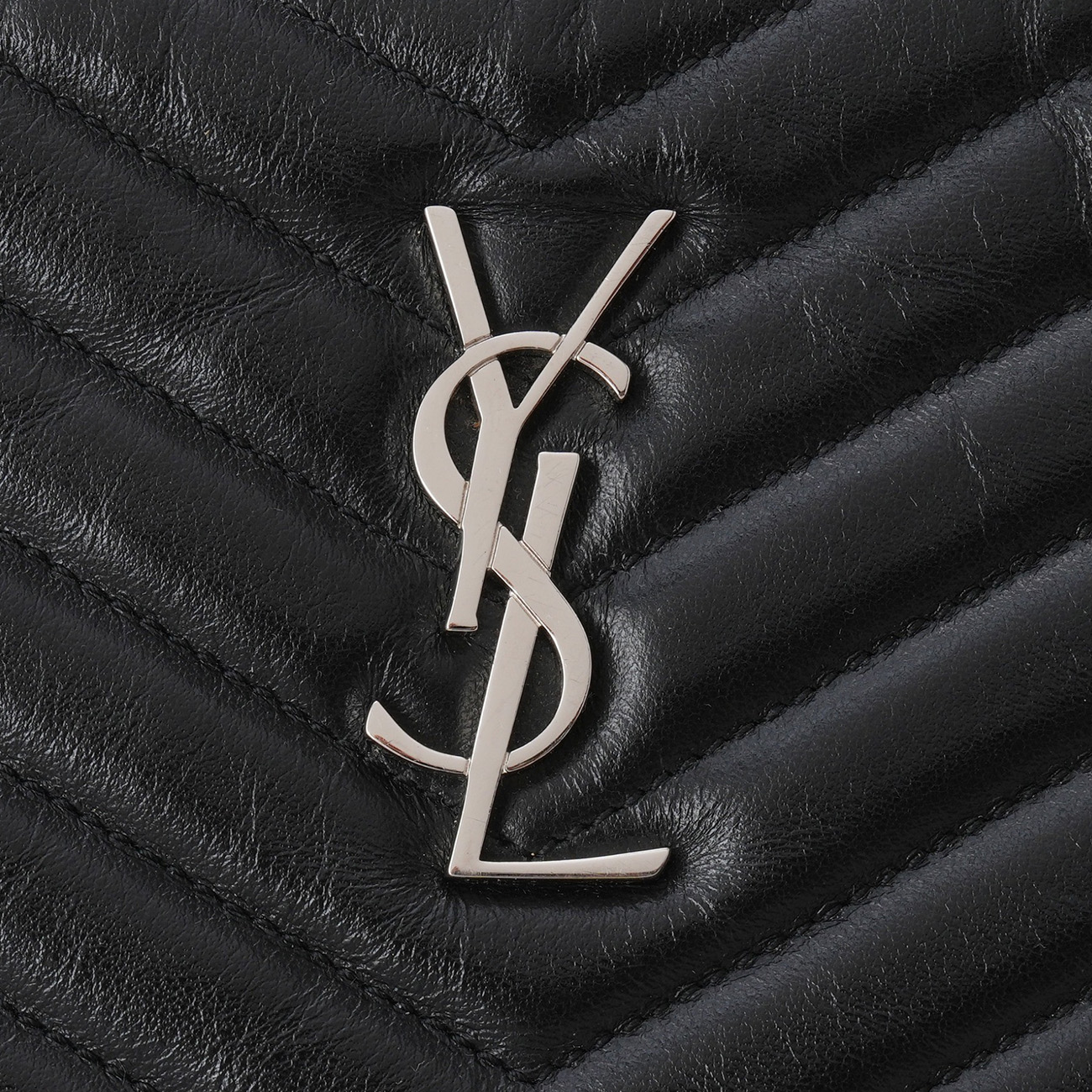 YVES SAINT LAURENT(USED)생로랑 559193 모노그램 쉐브론 클러치